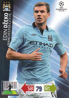 Edin Dzeko Manchester City 2012/13 Panini Adrenalyn XL CL #133